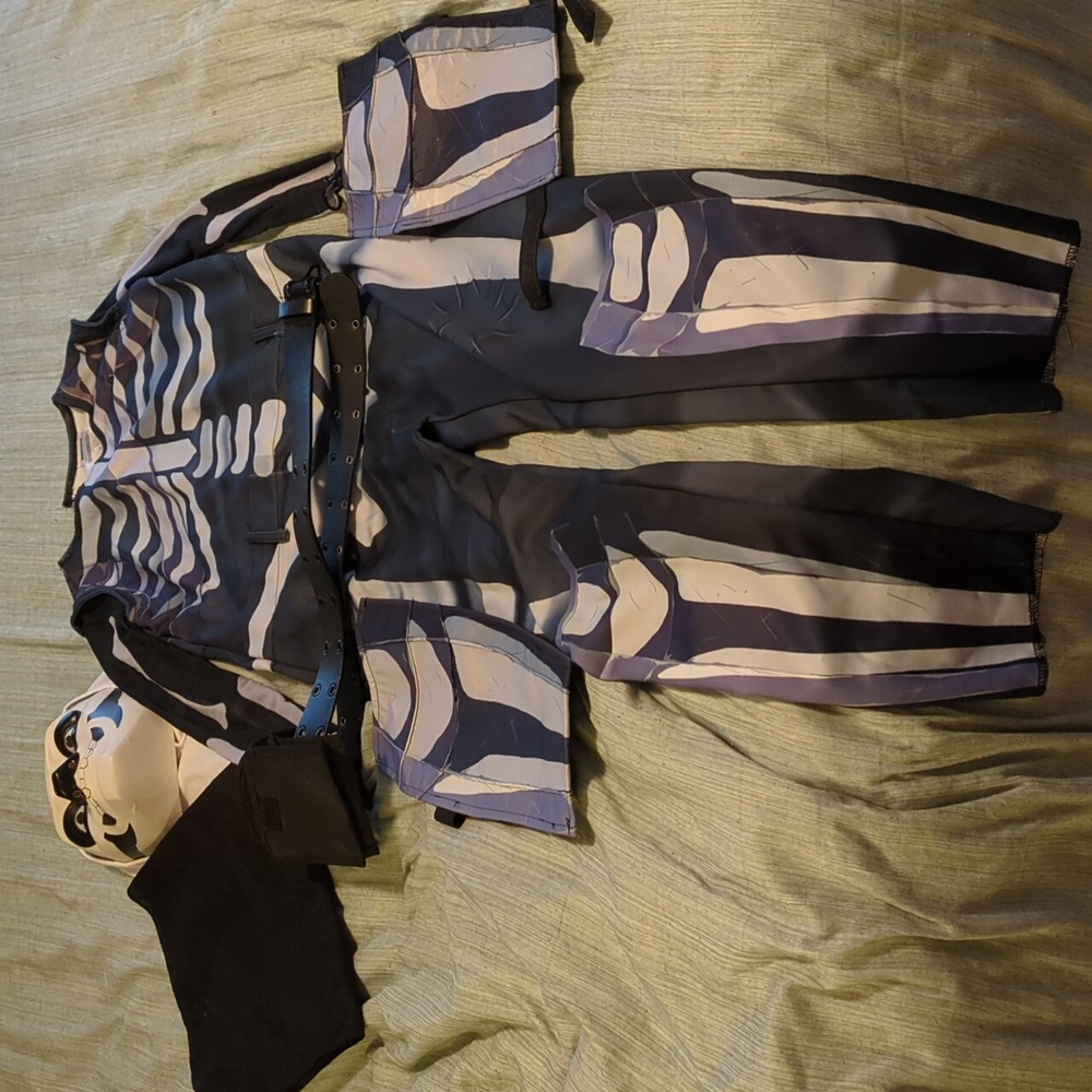 Fortnite Skull Trooper Kids Costume